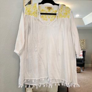 Roberta Roller Rabbit Embroidered Tunic Size Small